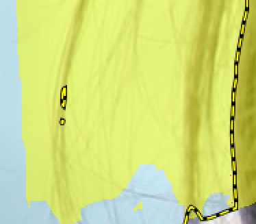 Original tutorial image with marks